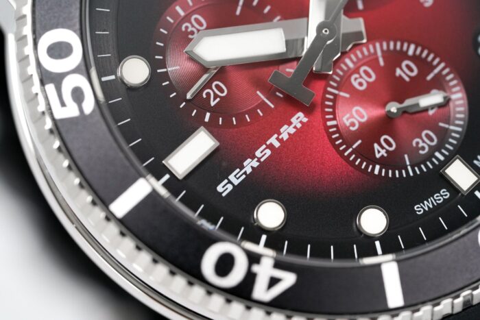 Tissot Chronograph Watch SEASTAR 1000 Red Rubber - T120.417.17.421.00 - Image 7